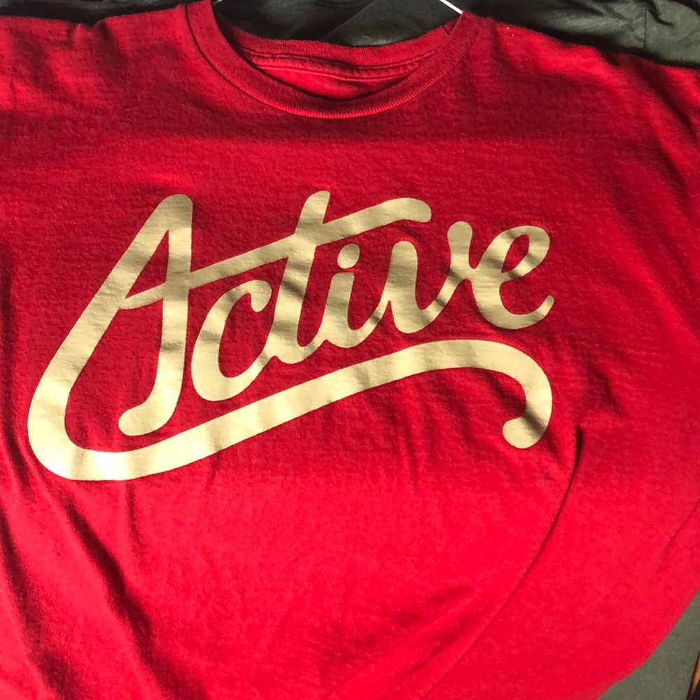 Red Active Men’s Medium T-Shirt
